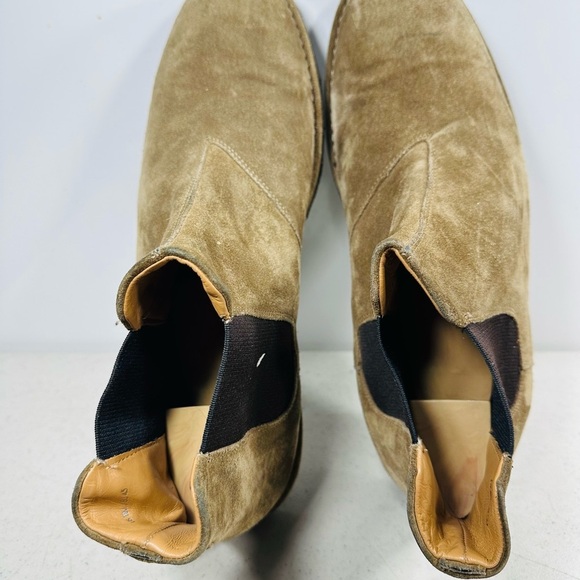 Vince Suede Chelsea Boots Crepe Sole Taupe Men\'s Size 11 US main image 4